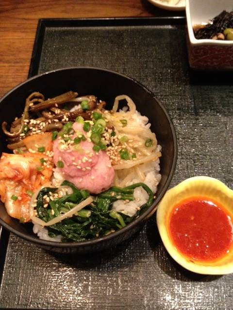 マグロビビンバ丼