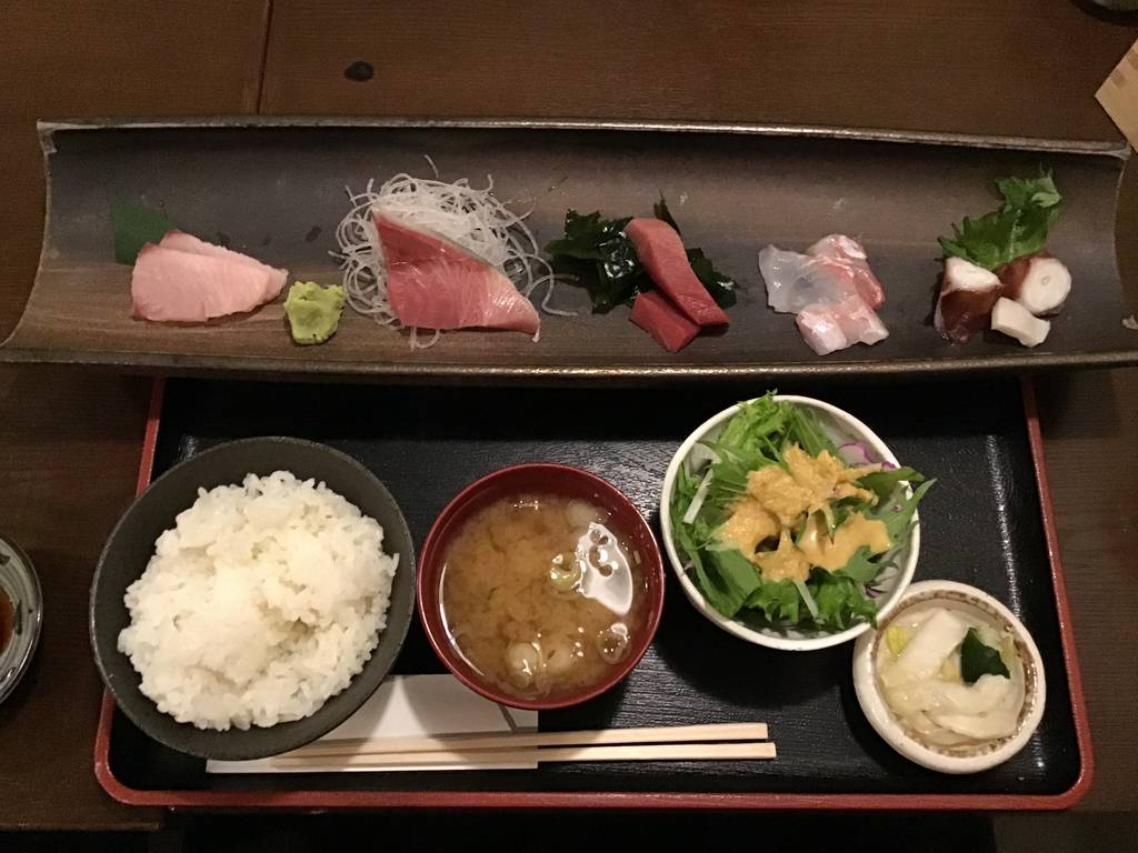 ランチ　刺身定食