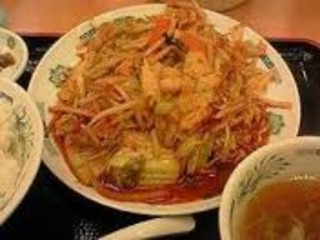 バクダン炒め定食