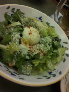 半熟卵のシェフサラダ