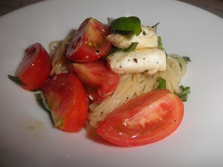 トマトの冷製スパゲティー