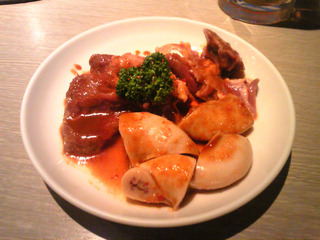 豚ホルモン三種盛