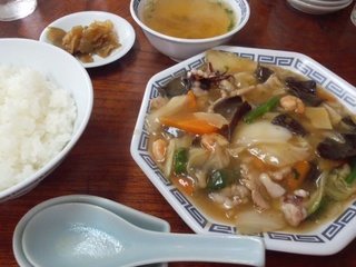 八宝菜定食