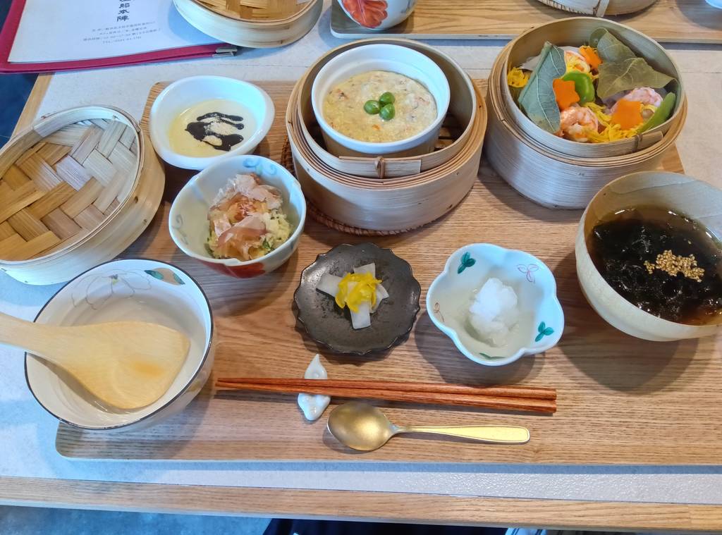 旬野菜のせいろ蒸し御膳　デザート・ドリンクセット