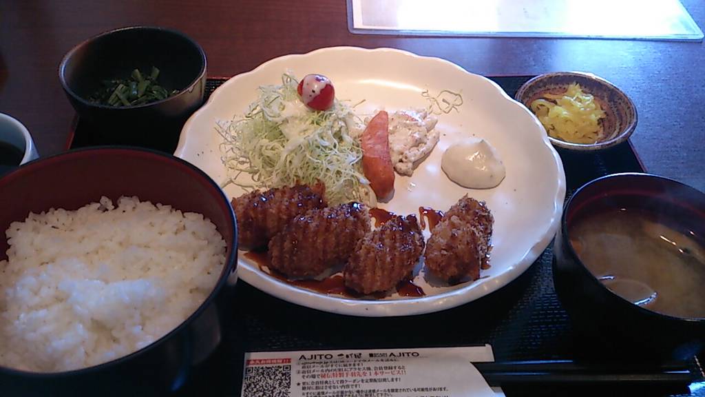 カキフライ定食