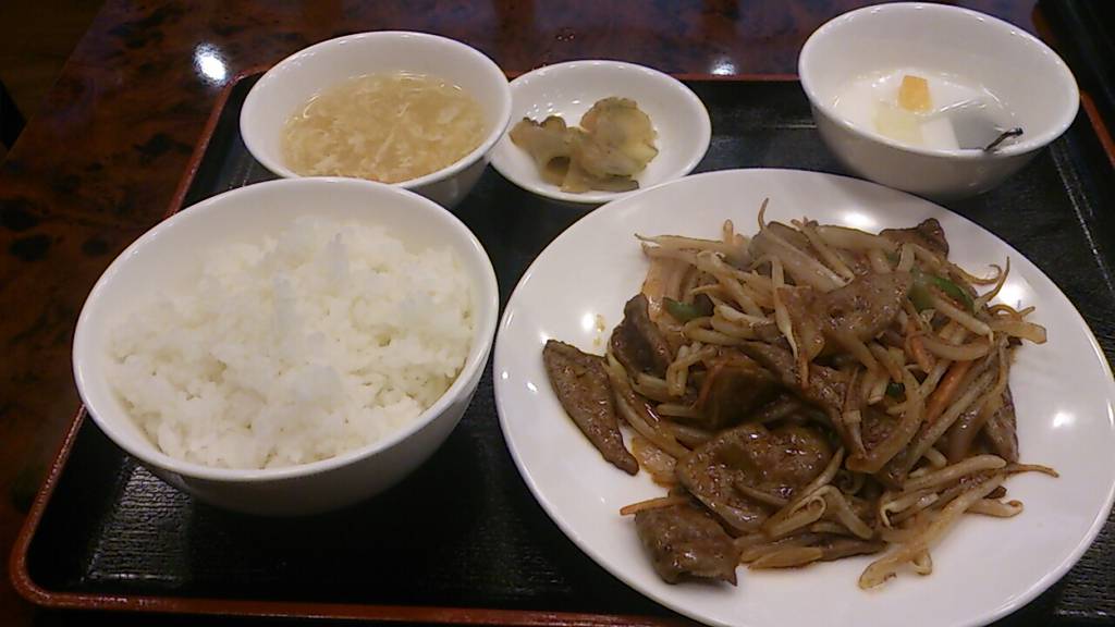 豚レバーのピリ辛炒め