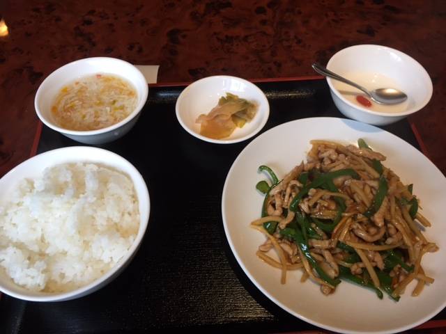 チンジャオロース定食