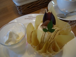 新栗のモンブラン