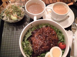 日替りハンバーグ丼セット