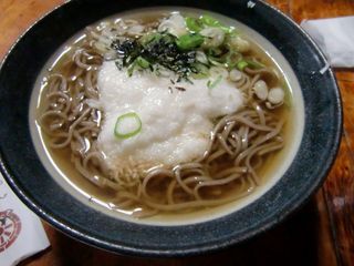 温とろろ蕎麦