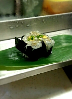 生しらす　握り