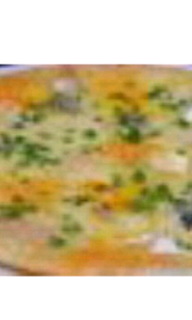 たっぷりチーズのピザ￥１２５０