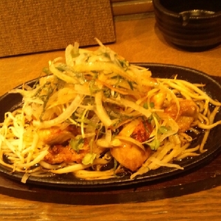 榛名鶏鉄板焼き
