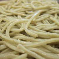 舞茸ぺペロン汁蕎麦