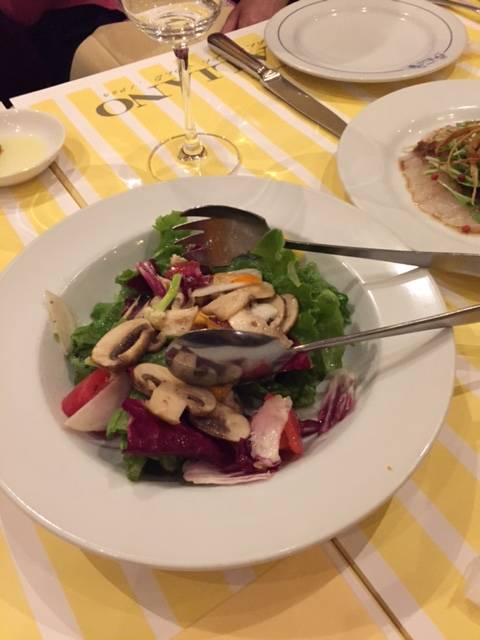 新鮮野菜のサラダ レモンドレッシング