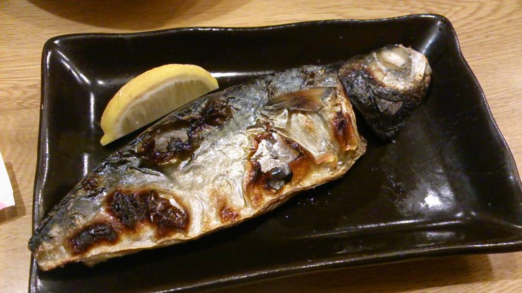 鯖の塩焼き