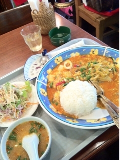 海鮮カレー炒めセット