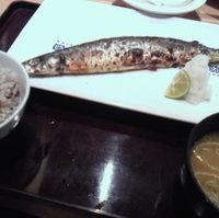 新さんまの塩焼き定食