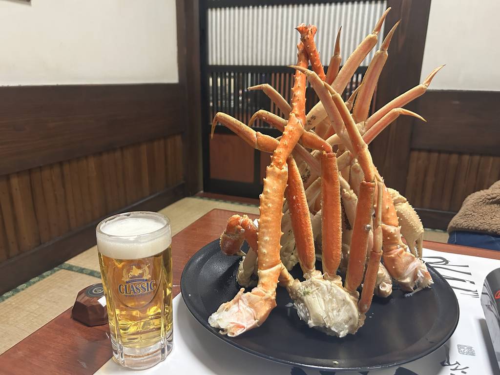 タラバガニ、ズワイガニ食い放題