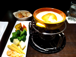 トマトチーズフェンデュ