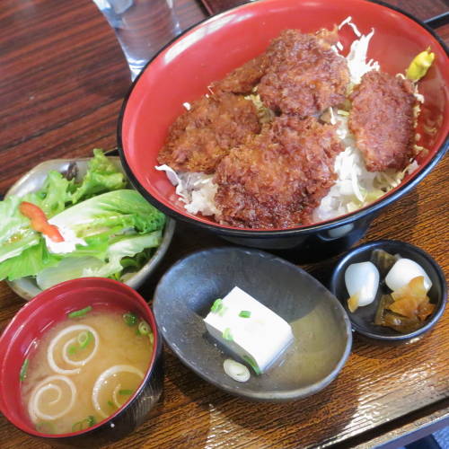 ソースカツ丼セット