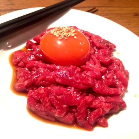 黒毛和牛のユッケ