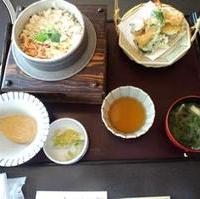 季節の釜飯　天ぷらセット