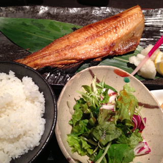 ホッケの焼き魚定食