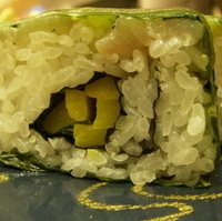 〆鯵の高菜押し寿司