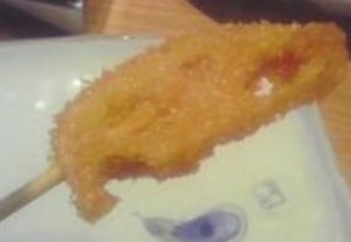 レンコン串あげ