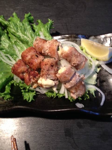 炙り豚しそチーズ巻