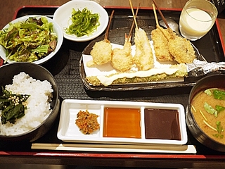 特選串揚げ御膳