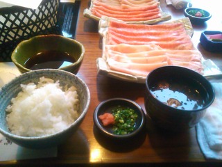 しゃぶしゃぶランチ