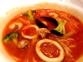 海の幸のペスカトーレ