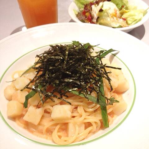 じゃがいもと明太子の和風パスタ