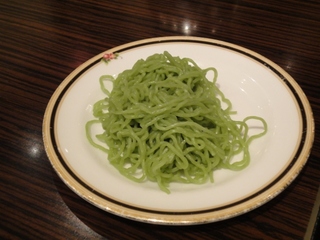 クロレラ入り麺