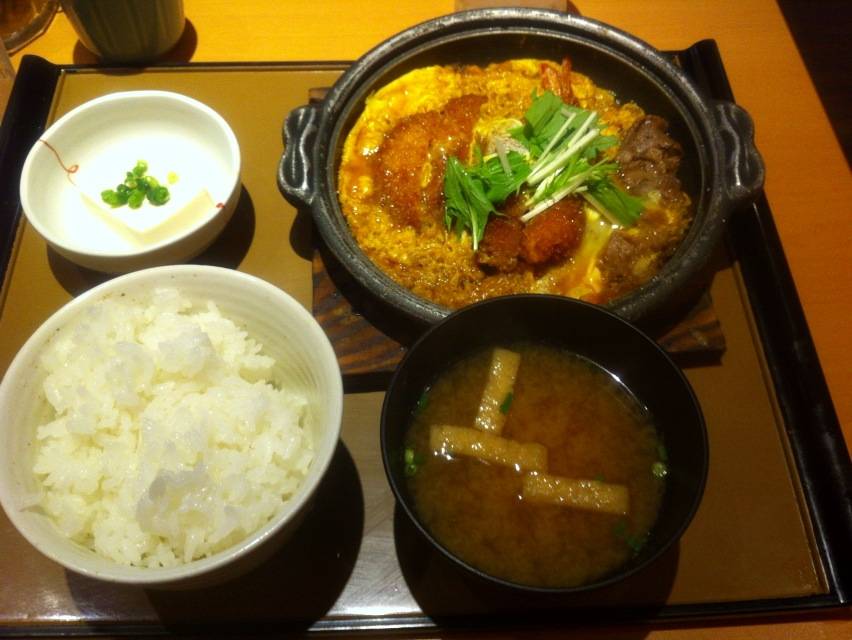 ミックスとじ定食