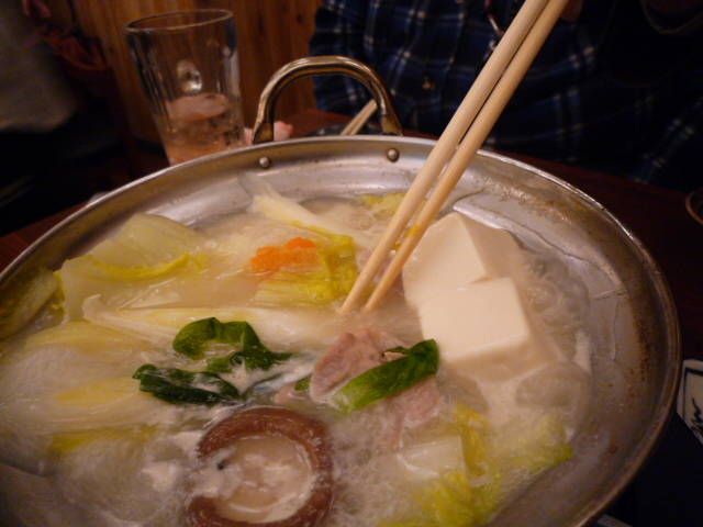 清流鶏の水炊き鍋