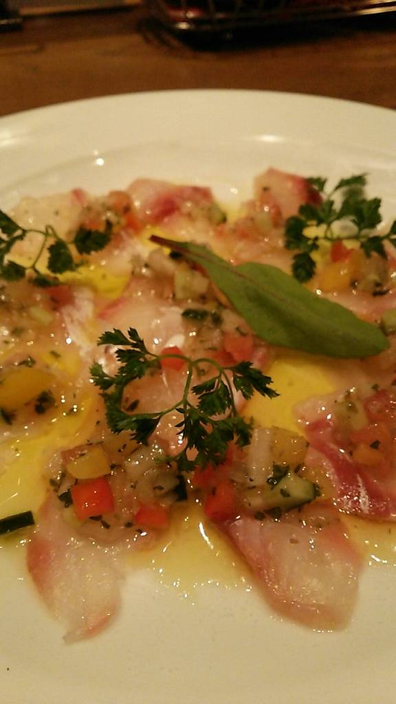 真鯛のカルパッチョ～桜～