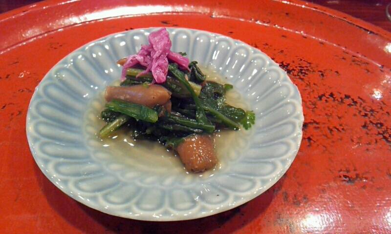 菊菜のおひたし