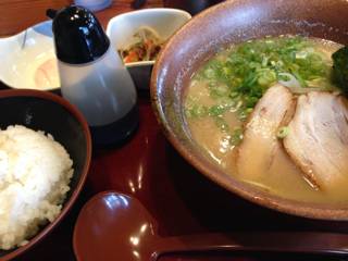 たろうラーメン　ランチセット