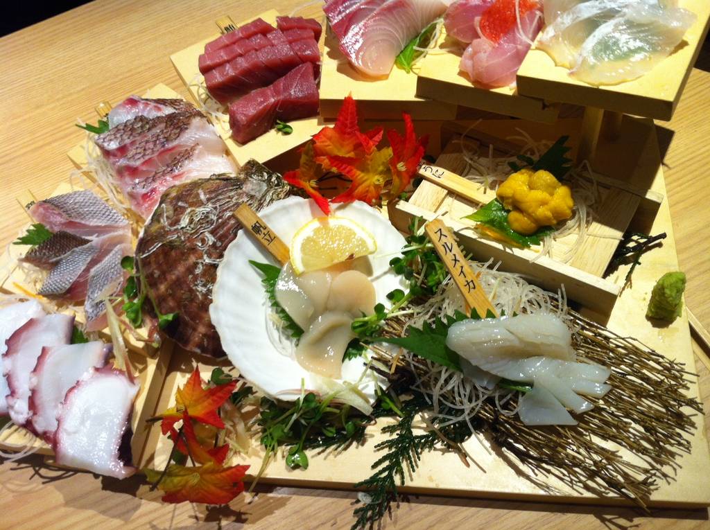 魚然の豪快刺身盛合せ