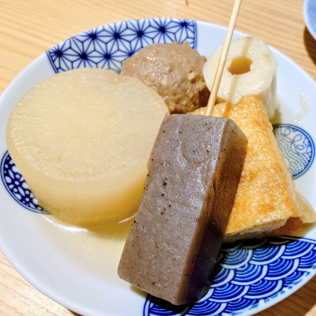 おでん　５種盛り合わせ