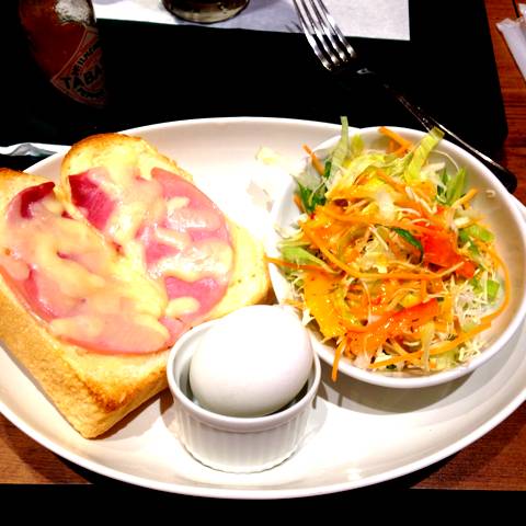 ハムチーズトーストセット