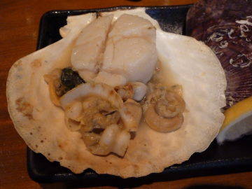 ほたての貝焼き