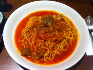 本日の日替わりランチ　パスタ