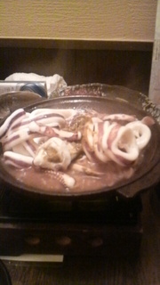 イカ丸ごと肝といっしょ焼き