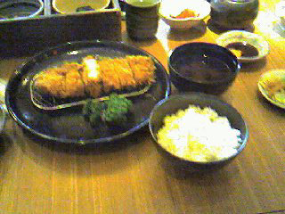 ロースかつ御飯