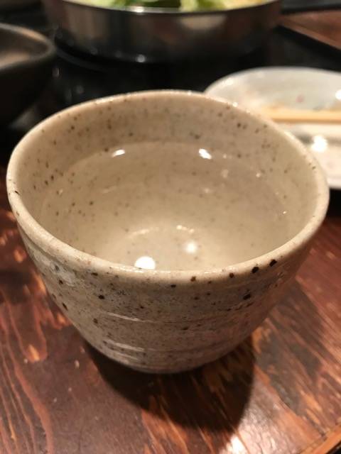 黒霧島お湯割り