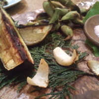 旬野菜の薪釜焼き